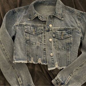 Women's Cropped Denim Jacket